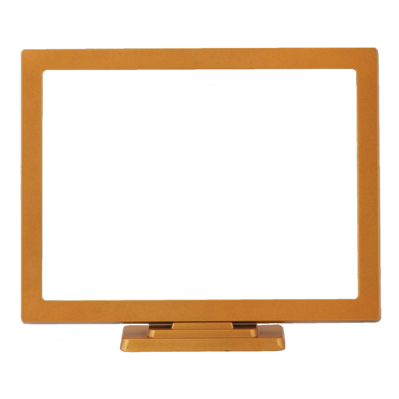 Κορνιζα Αλουμινιου Ορθογωνια με Βαση Μπρονζε