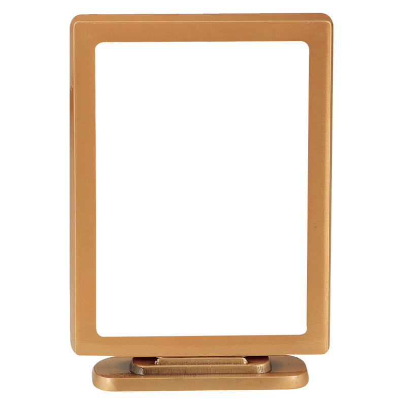 Κορνιζα Ορειχαλκινη Ορθογωνια με Βαση Κλασικη